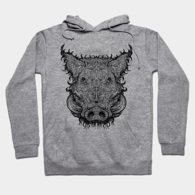 Wild Pig (1) Hoodie by HiROT0